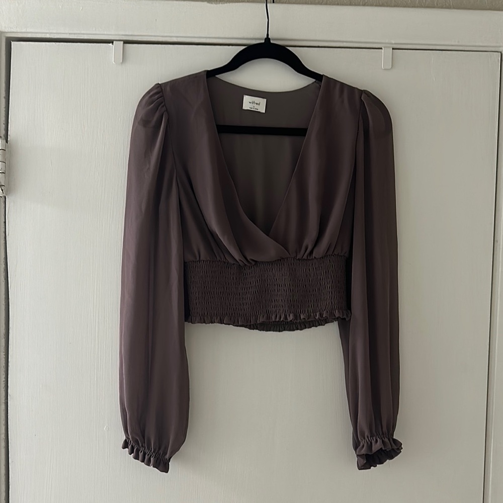 Wilfred Wistful Blouse in Brown